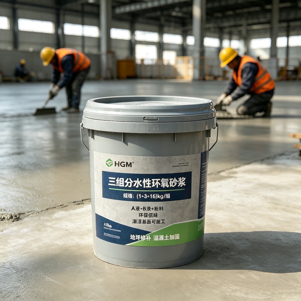 桃江三组份水性环氧砂浆